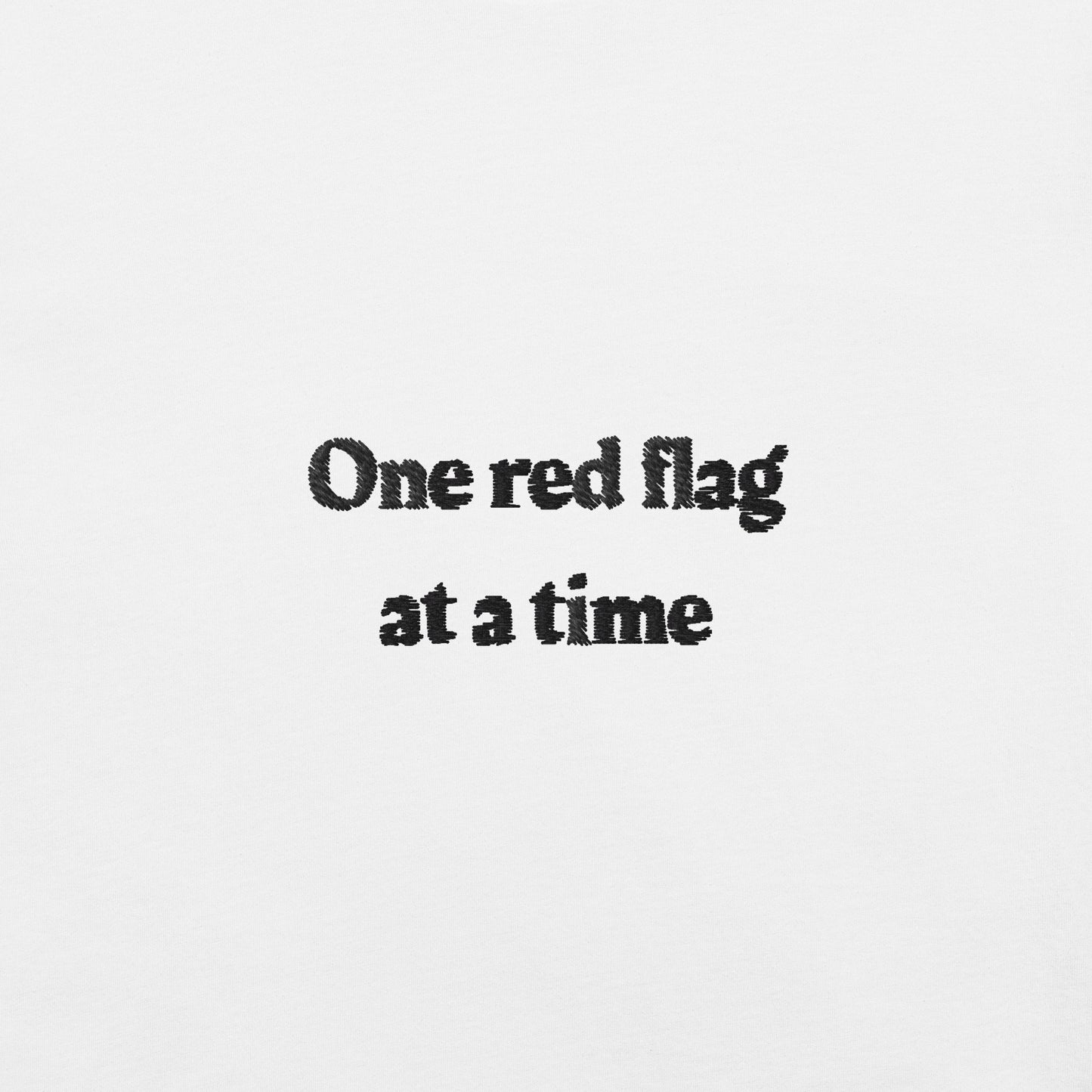 One red flag at a time