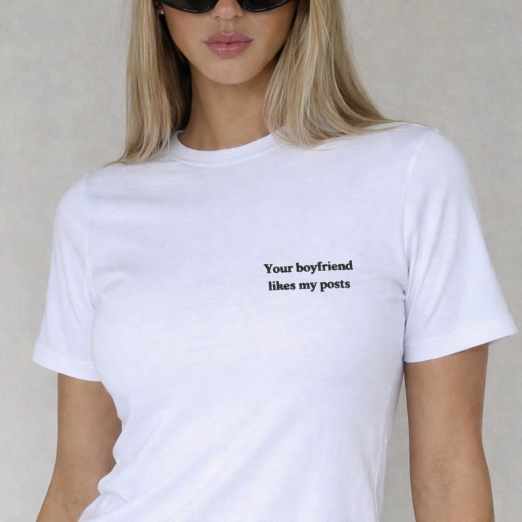 Your boyfriend likes my posts