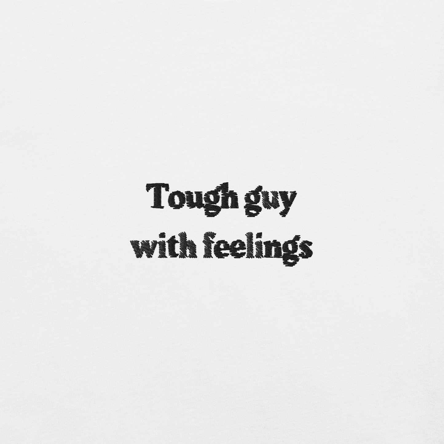 Tough guy with feelings